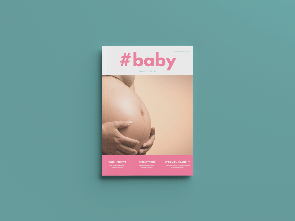 E-Book Cover #baby mockup